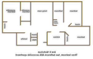Ann V. Nicholson - 3 bd, 2 bath, ADA accessible apartment